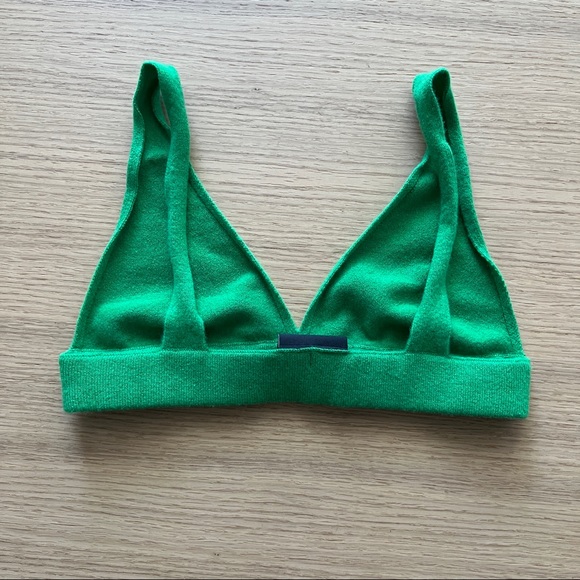 ❌ SOLD ❌ Lisa Yang Cashmere Cardigan and Bralette Set in Green - Picture 8 of 11